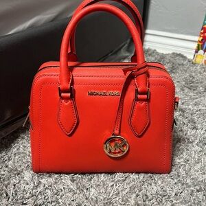Michael Kors Vibrant Red Satchel